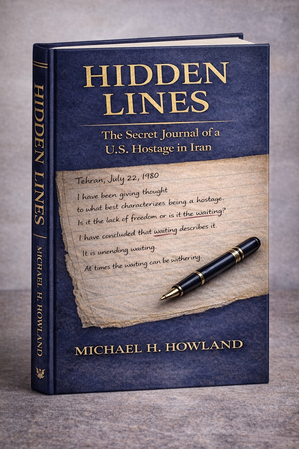 Hardcover edition of Hidden Lines by Michael H. Howland
